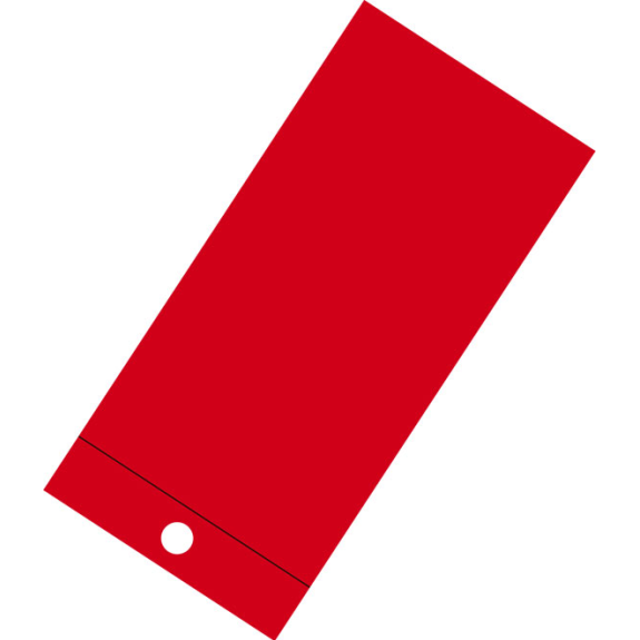 Anhänger blanko, rot, Karton, 66x140mm, 100/VE-Beschreibung lesen