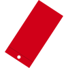 Anhänger blanko, rot, Karton, 66x140mm, 100/VE