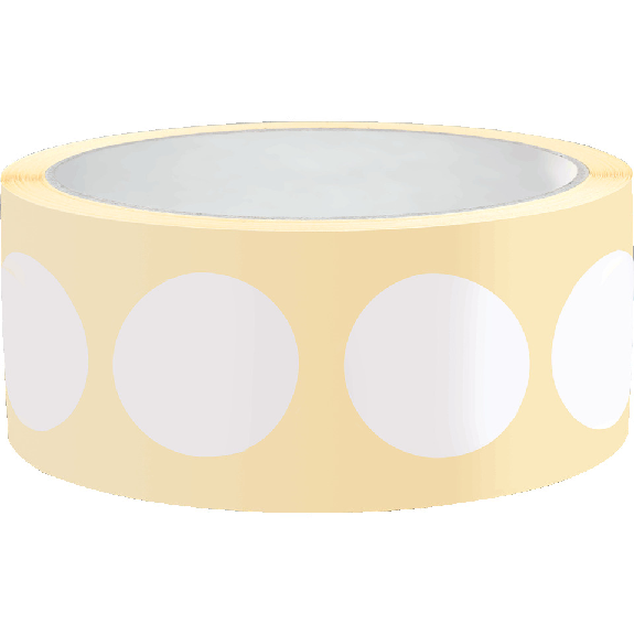 Markierungspunkt, blanko, weiß, Folie, selbstklebend, Ø 50mm, 100/Rolle Markierungspunkt, blanko, weiß, Folie, selbstklebend, Ø 50mm, 100/Rolle-Beschreibung lesen