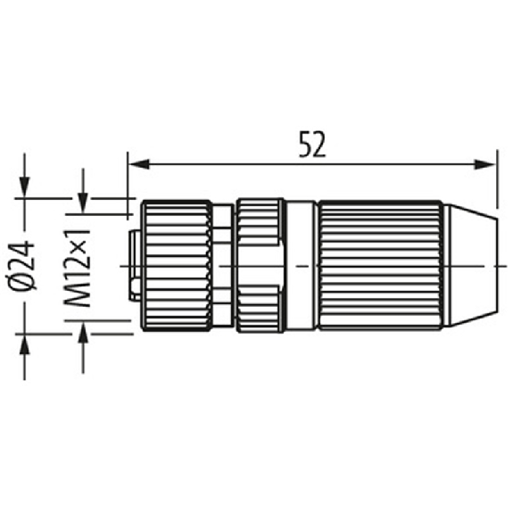 M12L Fem Droit 5p; Bornes guillotines 0.75-1.5mm², Ø5.8-13.5mm - 7000-P4421-0000000 M12L Fem Droit 5p; Bornes guillotines 0.75-1.5mm², Ø5.8-13.5mm - 7000-P4421-0000000-Lire la description