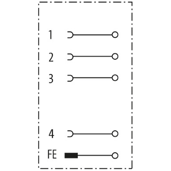 M12L Fem Droit 5p; Bornes guillotines 0.75-1.5mm², Ø5.8-13.5mm - 7000-P4421-0000000 M12L Fem Droit 5p; Bornes guillotines 0.75-1.5mm², Ø5.8-13.5mm - 7000-P4421-0000000-Lire la description