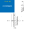 CMW - Pignone prealesato - Acciaio inox - Dentatura singola - 16B1 - 21 denti - passo 25,4 mm con foro 20 mm