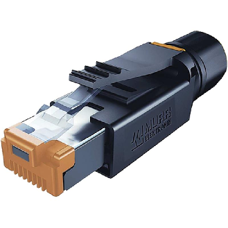 RJ45 Mâle Droit 8p Blindé Gigabit Ethernet Cat6a - 7000-74011-0000000-Lire la description