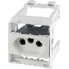 Module MSVD Prise Brésil 250VAC/10A, blanc, bornes à vis - 4000-72000-3290000 Module MSVD Prise Brésil 250VAC/10A, blanc, bornes à vis - 4000-72000-3290000