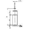 DPI M18 PNP/NPN NO+NF P8mm non noyé 68(45)mm Laiton Câble 5m PVC - PK3/00-2A86