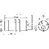 DPC M30 PNP NO+NF P25mm non noyé 74mm / M12A 4P - CMB30-25NPPEC0SA00