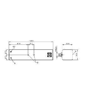 DPI Rect. PNP NO P30mm non noyé 150x35x35mm Plast. / M12 4P - BES IKU-015-23-G-S4 (BES02TH)-Lire la description