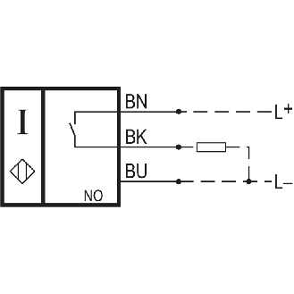 DPI M30 PNP P15mm non noyé 100(70)mm Laiton 10-30Vdc / Câble 2m PVC - IFL 15-30L-10TP-Lire la description