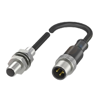 DPI M08 PNP NO P1.5mm noyé 35mm 10-30Vdc / M12 4P+C0.3m - BES 516-324-E3-C-S4-00,3 (BES00MT)-Lire la description