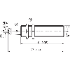 DPI M18 PNP NO P5mm noyé 67(52)mm Laiton 10-30Vdc / Câble 10m PVC - IME18-05BPSZW6S