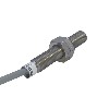 DPI M08 PNP NO P2mm noyé 49(42)mm Inox 6-30Vdc / Câble 2m PVC - SI8-DC2 PNP NO