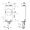 DPC Rect. PNP NO P4-15mm noyé 65x30x18,5mm 24VDC IP65 / Câble 2m - CFDK 30P1600