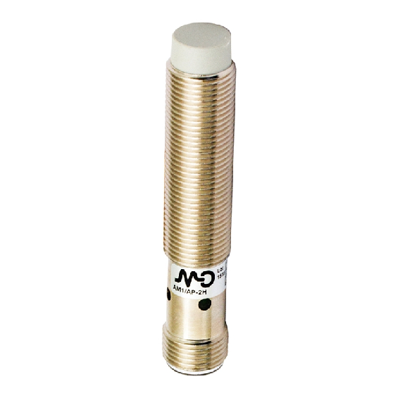 DPI M12 NPN NO P8mm non noyé 64,8(37,7)mm Laiton 10-30Vdc M12 4P - AM1/AN-4H-Lire la description