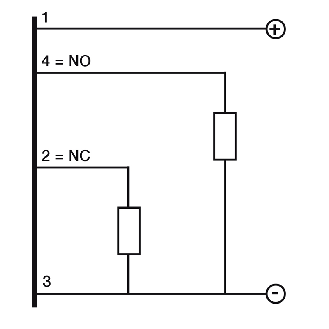 DPI M18 PNP NO+NF P5mm noyé 63,1(34,3)mm Inox 10-30Vdc M12 4P - PFK1/BP-1H-Lire la description