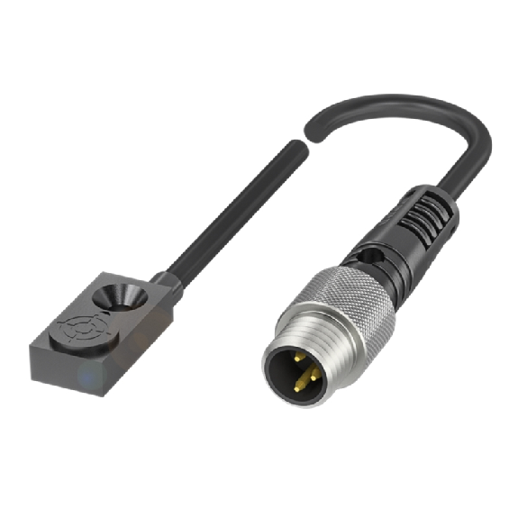 DPI Rect. PNP NO P1,5mm noyé 16x8x4,7mm Plast. / M08 3P+C0.13m - BES R04KC-PSC15B-EP00,13-GS49 (BES01YA)-Lire la description