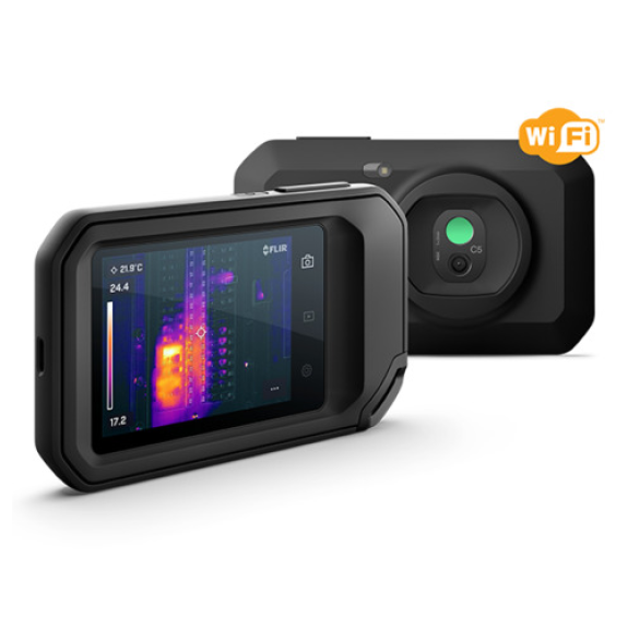 Telecamera termica ultra-compatta connessa, matrice 160x120, 54°x42°, 6.3mrad, 0.07°C, -20 a +400°C, +-3°C/3%, schermo tattile, MSX, WiFi - Flir Ignite Cloud-Leggi tutto