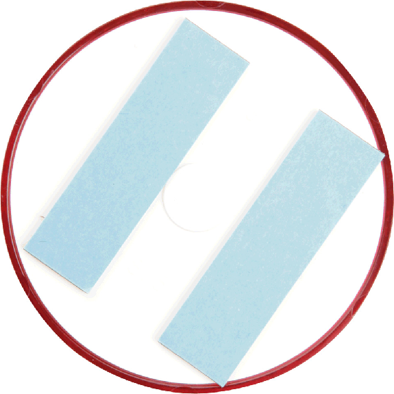 Warn-Reflektor, rot, Kunststoff, mit 2 Klebestreifen, Ø 60mm, 4 Stück/VE Warn-Reflektor, rot, Kunststoff, mit 2 Klebestreifen, Ø 60mm, 4 Stück/VE-Beschreibung lesen