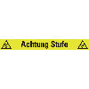 PERMALIGHT power langnachleuchtend Treppenmarkierung Achtung Stufe, R10, ISO, fluoreszierend, 1000x120mm PERMALIGHT power langnachleuchtend Treppenmarkierung Achtung Stufe, R10, ISO, fluoreszierend, 1000x120mm