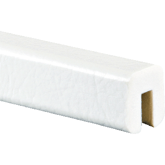 Knuffi Kantenschutzprofil Typ G, selbstklebend/zum Aufstecken, weiß, PU-Schaum, 1m-Beschreibung lesen