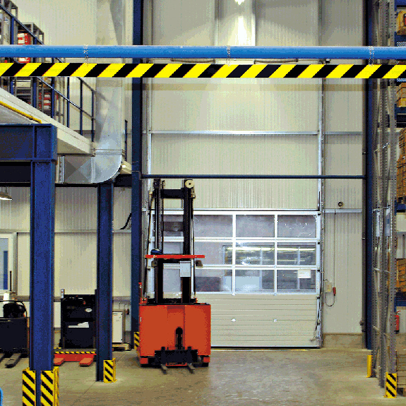 Flachmarkierung, linksweisend, gelb/schwarz schraffiert, Aluminium, 50x990mm, ASR A1.3 Flachmarkierung, linksweisend, gelb/schwarz schraffiert, Aluminium, 50x990mm, ASR A1.3-Beschreibung lesen