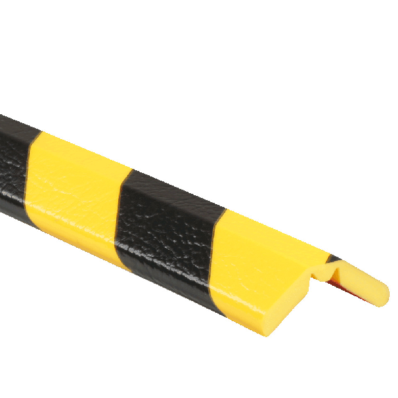 Knuffi Eckschutzprofil Typ W FLEX, selbstklebend/Aufschrauben, gelb/schwarz, 1m Knuffi Eckschutzprofil Typ W FLEX, selbstklebend/Aufschrauben, gelb/schwarz, 1m-Beschreibung lesen