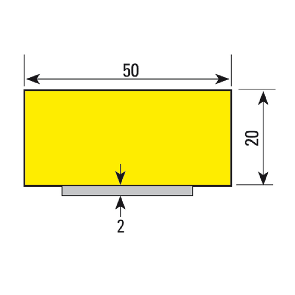 Knuffi Flächenschutzprofil Typ D, magnetisch, gelb/schwarz, 1m Knuffi Flächenschutzprofil Typ D, magnetisch, gelb/schwarz, 1m-Beschreibung lesen