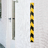 Winkelmarkierung, gelb/schwarz schraffiert, Aluminium, 50x990mm, ASR A1.3 Winkelmarkierung, gelb/schwarz schraffiert, Aluminium, 50x990mm, ASR A1.3