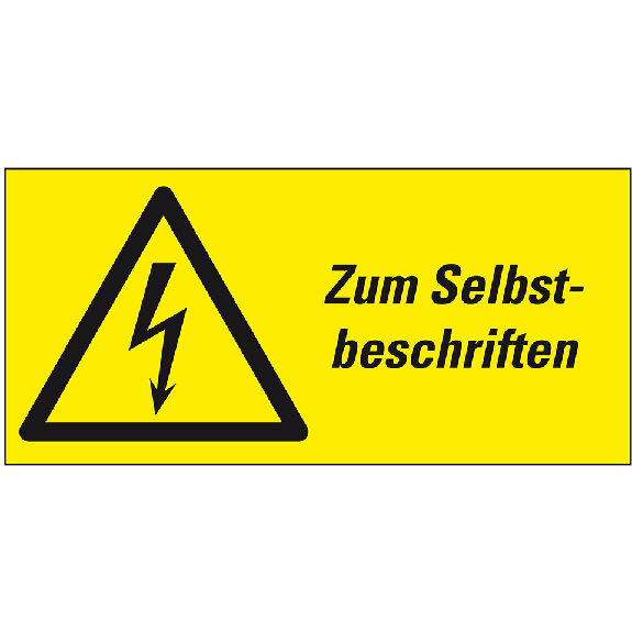 Warn-Kombischild Warnung von gefährl..., Selbstbeschriften, praxisbewährt, Folie, 300x200mm-Beschreibung lesen