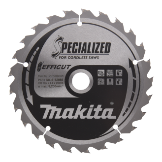 Lame de scie Makita 165x1,4x20, 25Z EFFICUT-Lire la description