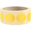 Markierungspunkt, blanko, gelb, Haftpapier, ablösbar, Ø 50mm, 500/Rolle Markierungspunkt, blanko, gelb, Haftpapier, ablösbar, Ø 50mm, 500/Rolle