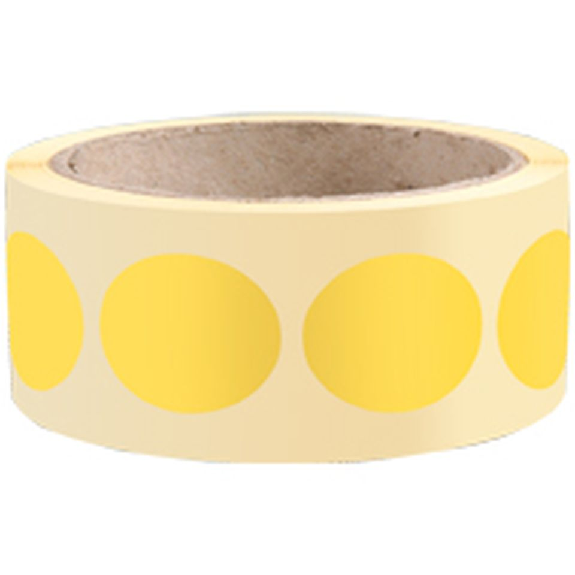Markierungspunkt, blanko, gelb, Haftpapier, ablösbar, Ø 50mm, 500/Rolle Markierungspunkt, blanko, gelb, Haftpapier, ablösbar, Ø 50mm, 500/Rolle-Beschreibung lesen