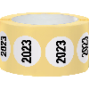 Markierungspunkt, 2023, weiß, Haftpapier, ablösbar, Ø 37mm, 500/Rolle Markierungspunkt, 2023, weiß, Haftpapier, ablösbar, Ø 37mm, 500/Rolle