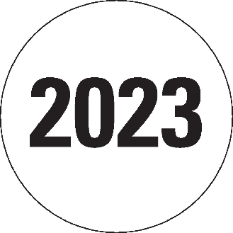 Markierungspunkt, 2023, weiß, Haftpapier, ablösbar, Ø 37mm, 500/Rolle-Beschreibung lesen