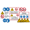 Kennzeichnungs-Set Batterie-Ladestation, BGI 5017/DGUV 209-067, 37 Teile/VE