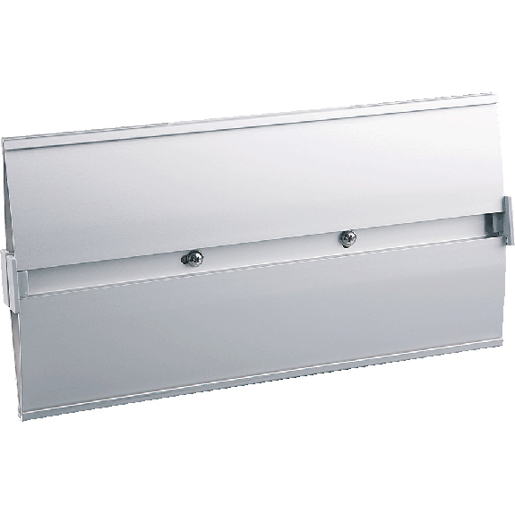 Montagerahmen für Rettungszeichen, zur Wandmontage, Aluminium, 300x150mm-Lire la description