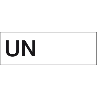 Gefahrgutetiketten UN-Nummer, 147x50mm, 250 pro Rolle-Beschreibung lesen