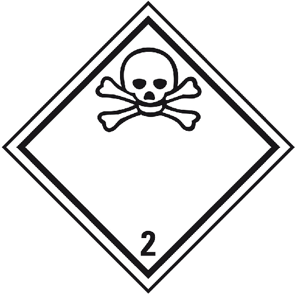 Gefahrgutzettel (Placards) Klasse 2.3 Giftige Gase, Folie, seewasserbe., 250x250mm, IMDG-Code, GGVSEB, ADR, IATA Gefahrgutzettel (Placards) Klasse 2.3 Giftige Gase, Folie, seewasserbe., 250x250mm, IMDG-Code, GGVSEB, ADR, IATA-Beschreibung lesen