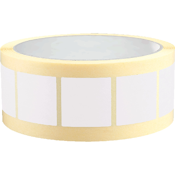 Organisationsetikett, beschriftbar, weiß, Haftpapier, ablösbar, 25x25mm, 500/Rolle-Lire la description