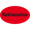 Organisationsetikett Reklamation, oval, rot, Haftpapier, ablösbar, 50x30mm, 500/Rolle Organisationsetikett Reklamation, oval, rot, Haftpapier, ablösbar, 50x30mm, 500/Rolle