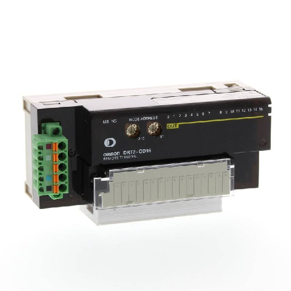 Station DeviceNet, 16 sorties NPN 0.5A 24Vdc, bornes à vis - DRT2-OD16-Lire la description
