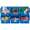 Kombipackung Buchstabe A-Z, weiß/schwarz, Folie, SH 50mm, 22x57mm, 8 je Buchst./PAK