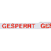 Klebeband GESPERRT, weiß/rot, Polypropylen, selbstklebend, 50mm, 66m/Rolle Klebeband GESPERRT, weiß/rot, Polypropylen, selbstklebend, 50mm, 66m/Rolle