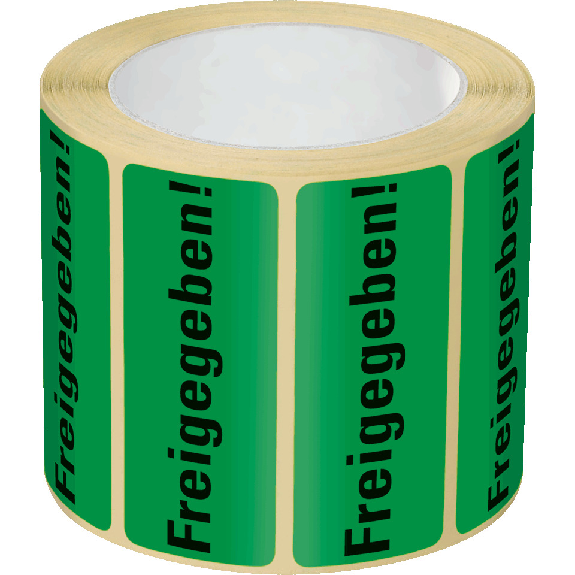 Organisationsetikett Freigegeben!, grün, Haftpapier, ablösbar, 50x20mm, 500/Rolle Organisationsetikett Freigegeben!, grün, Haftpapier, ablösbar, 50x20mm, 500/Rolle-Beschreibung lesen