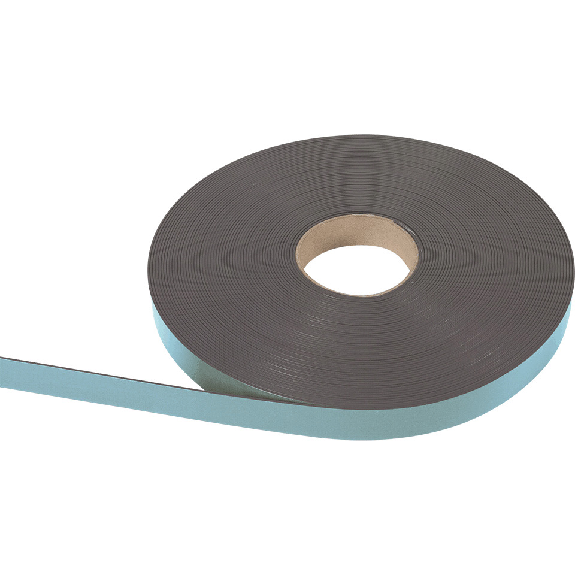 Selbstklebendes Magnetband, Breite 19mm, Materialstärke 1,5mm, 30m/Rolle Selbstklebendes Magnetband, Breite 19mm, Materialstärke 1,5mm, 30m/Rolle-Beschreibung lesen