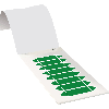 Rohrleitungsetikett zum Beschriften, grün, Folie, 17x75mm, 80/Heft, DIN 2403 Rohrleitungsetikett zum Beschriften, grün, Folie, 17x75mm, 80/Heft, DIN 2403