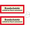 PERMALIGHT plus langnachleuchtend Feuerwehrzeichen Brandschutztür schließt..., doppelseitig, Folie, 210x74mm, DIN 4066 PERMALIGHT plus langnachleuchtend Feuerwehrzeichen Brandschutztür schließt..., doppelseitig, Folie, 210x74mm, DIN 4066
