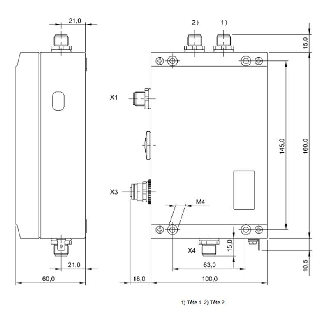 Unité d'exploitation RFID 70/455 kHz, EtherNet/IP, 2 têtes - BIS C-6026-034-050-06-ST19 (BIS00AU)-Lire la description