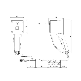 Appareil de lecture/écriture BF mobiles (70/455 kHz) - BIS C-720-01-03 (BAE004C)-Lire la description