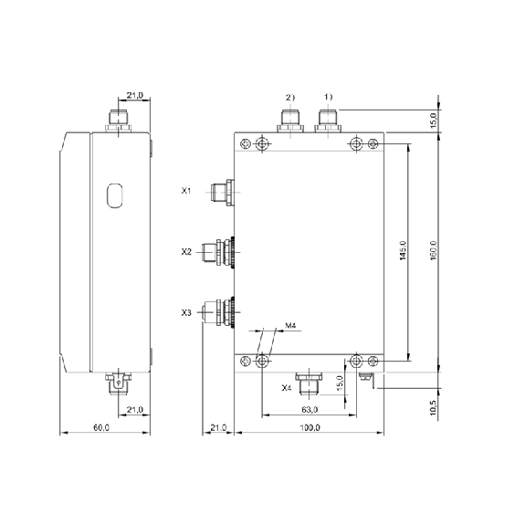 Unité d'exploitation RFID 70/455 kHz, PROFIBUS-DP Slave - BIS C-6022-019-050-03-ST14 (BIS00AM)-Lire la description