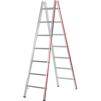 Sprossenstehleiter 2x7 Spr. 2,05 m-Beschreibung lesen